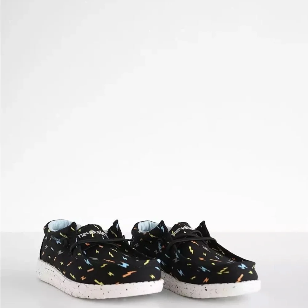 Hey Dude Black Flash‎ Youth Size 3 NEW